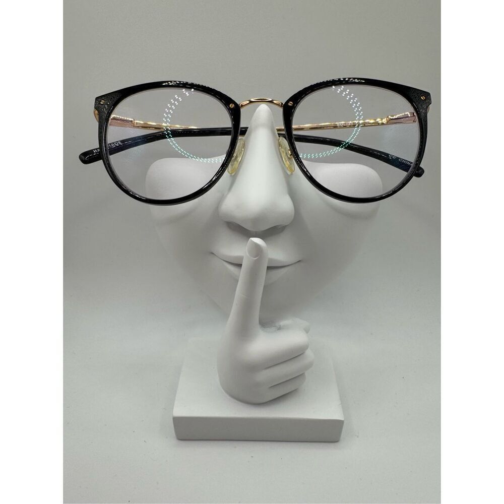eyebobs Genius eyeglass frames black gold new without case